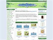 Tablet Screenshot of hanamini.com